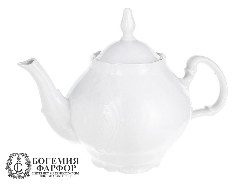 Чайный сервиз Бернадотт, Недекорированный на 6 персон, 17 предметов